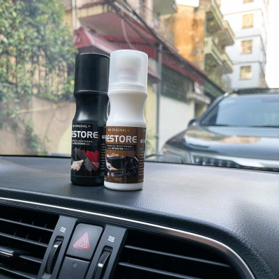 Bộ Sản Phẩm Bảo Dưỡng Phục Hồi Làm Mới Nhựa Nhám Lão Hoá Lâu Ngày Chất Lỏng Tinh Thể Plastic Xi `Mạ Taplo Nội Thất  ô tô