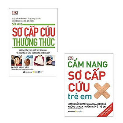 Combo sách cẩm nang sơ cấp cứu thường thức (trọn bộ 2 cuốn) - Alphabooks - BẢN QUYỀN