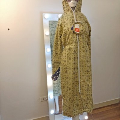 Áo chống nắng nữ, Áo chống nắng dài, Áo chống nắng toàn thân 2 lớp vải thô, họa tiết Hottrend 2019 - Nikendo (Giao màu ngẫu nhiên)