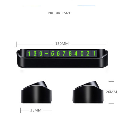 Bảng để lại số điện thoại trên ô tô khi đỗ xe