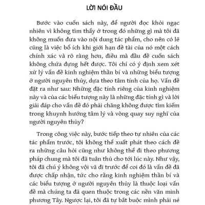 Kinh Nghiệm Thần Bí Và Biểu Tượng Ở Người Nguyên Thủy (Tb)