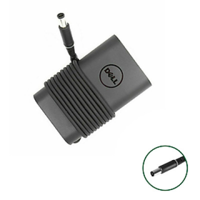Sạc Laptop Dell 19.5V - 3.34A OVAL 65Wh - Đầu kim nhỏ - Hàng Chính Hãng