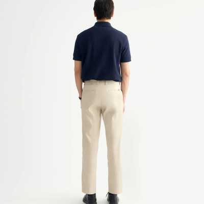 Quần kaki nam đính nhãn kim loại Form Slim cropped - ROUTINE 10S25PCA002