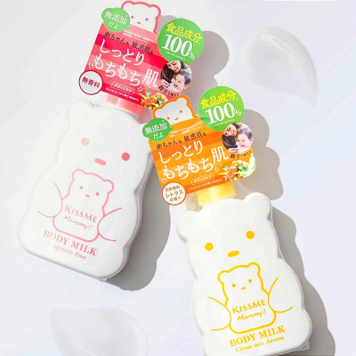 Sữa Dưỡng Thể Kissme Mommy Body Milk Cấp Ẩm Dành Cho Bé Từ 06 Tháng Tuổi Và Làn Da Nhạy Cảm (200G)