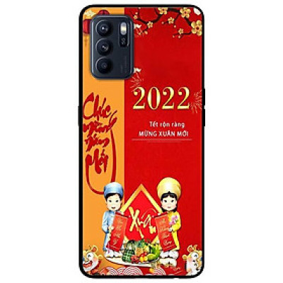 Ốp lưng dành cho Oppo Reno 6 - Reno 6 Z mẫu Cung Chúc Tân Xuân