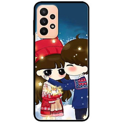 Ốp lưng dành cho Samsung A13 4G mẫu Cặp Đôi Áo Thổ Cẩm