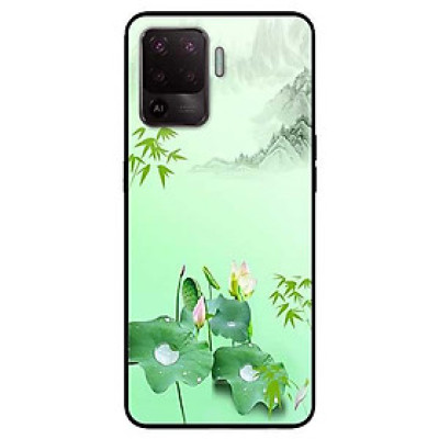 Ốp lưng dành cho Oppo A54 - A74 - A94 - mẫu Tranh Sen Đẹp