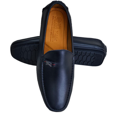 Giày Mọi Nam Đế Âm Da Bò Thật TiTi ĐÔ Cao Cấp GDA224d