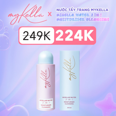 Nước Tẩy Trang myKella Làm Sạch Hoàn Hảo Lớp Trang Điểm, Dưỡng Da Khỏe Mạnh & An Toàn Cho Mọi Loại Da