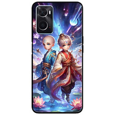 Ốp lưng cho Oppo A36 - A60 4G - A74 - A76 - A95 4G - A96 4G - Hai Bé Tương Lai - Hàng Chính Hãng