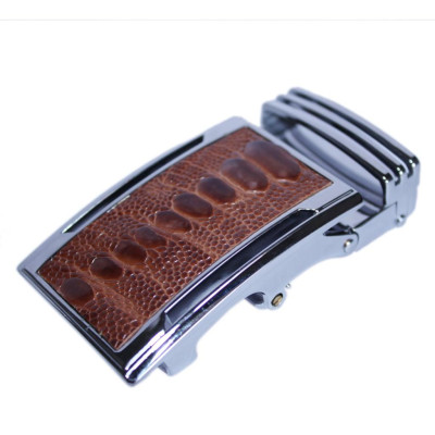 HC9411 - Đầu khóa da đà điểu Huy Hoàng 4 phân đầu trắng màu vàng bò