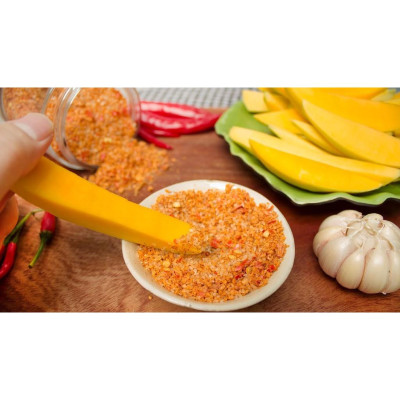 Muối Ớt Tôm Ông Chà Và 60g (Shrimp Chilli salt Ong Cha Va) - Muối Tôm