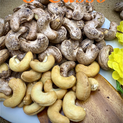 Hạt Điều Rang Muối Vỏ Lụa Loại Cồ O