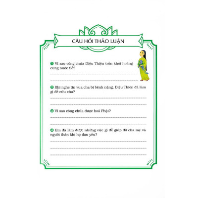 Sách - Sự Tích Phật Bà Quan Âm - Tranh Truyện Dân Gian Việt Nam - NXB Kim Đồng