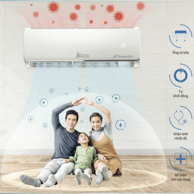MÁY LẠNH AKINO 1HP Inverter ID-09INT1FA-9000BTU-GAS32-HÀNG CHÍNH HÃNG-GIAO HÀNG TOÀN QUỐC