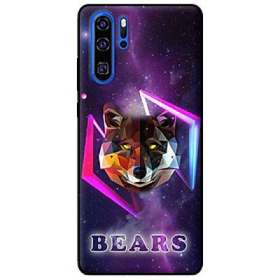 Ốp lưng in cho Huawei P30 Pro Gấu Neon - Hàng chính hãng