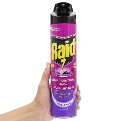 Combo 2 Bình Xịt Côn Trùng RAID  Hương Lavender 520ml