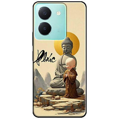 Ốp lưng cho Vivo Y03 - Y03T - Y18 - Y18S - Y18T - Y27 5G - Y28 4G - Y36 - Chú Tiểu Phúc Nâu - Hàng Chính Hãng