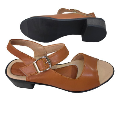Giày Sandal Nữ Cao Gót HÀ NAM Da Bò Thật Thời Trang Cao Cấp 5cm DNU2135
