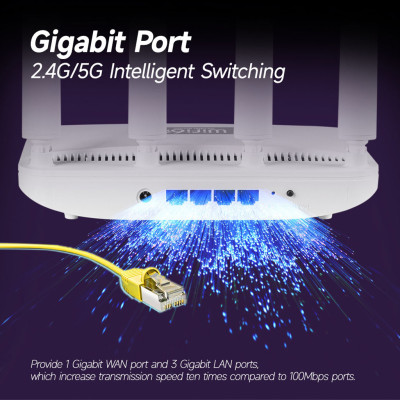 Cục phát wifi6 tốc độ cao WR1800K, router wifi6 băng tần kép mesh tốc độ cao khả năng xuyên mạnh mẽ - Hàng chính hãng/Hàng nhập khẩu