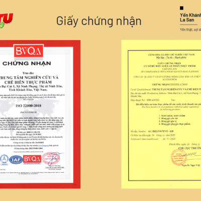 [CÓ NANO CANXI VÀ 30% YẾN TƯƠI] Yến Khánh Hòa La San Kids Nano Canxi dành cho trẻ em, tăng chiều cao, tăng sức đề kháng