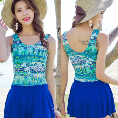 Đồ Bơi Nữ Một Mảnh Sắc Màu Kiểu Váy Xòe Dễ Thương ATI31 MayHomes One-Piece Colorful Swimwear