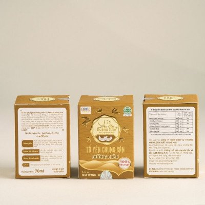 Tổ Yến Chưng Sẵn Đường Phèn - Yến Sào Hoàng Kim - Bồi Bổ Sức Khỏe, Tăng Cường Đề Kháng - Chuẩn OCOP 4 Sao Khánh Hòa (Hộp 1 Hũ x 70ml)