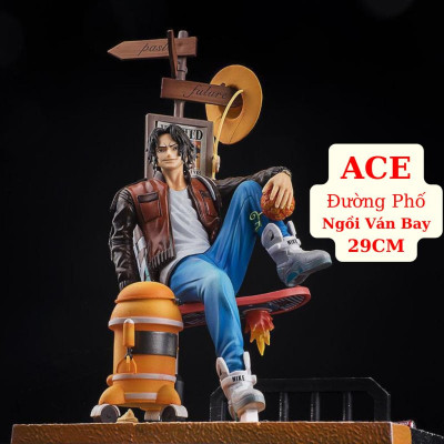 Mô Hình ACE - Luffy - Sanji Đường Phố Cực Chất 28-30cm Mô hình One Piece Cao Cấp, Figure Mô Hình Anmie One Piece Luffy V