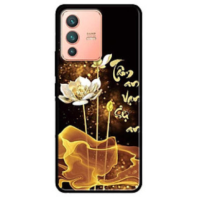 Ốp lưng dành cho Vivo V23 5G / S12 - Vivo Y15s / Y15A mẫu Sen Vàng Tâm An