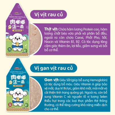 PATE SỐT KEM CHO CHÓ DOGGYMAN BỔ SUNG DINH DƯỠNG & GIÚP CÂN BẰNG HỆ TIÊU HÓA [ 70G ]