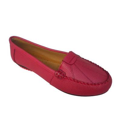 Giày Mọi Nữ Đế Bệt HÀ NAM Da Bò Thật Cao Cấp GBBN2051