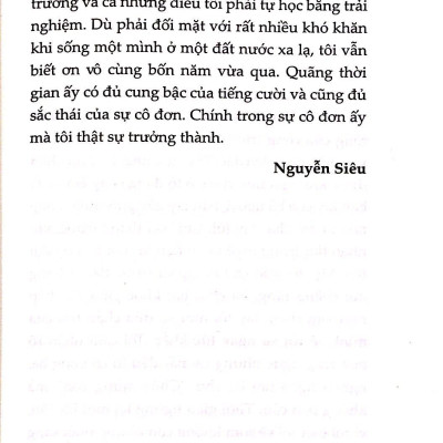 Cô Đơn Để Trưởng Thành