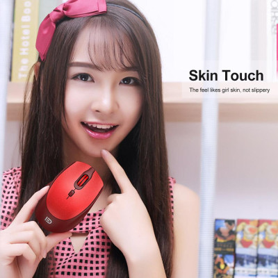 Chuột di động di động không dây có thể điều chỉnh Mức DPI (1000/1600/2400) Chơi game không dây văn phòng quang học