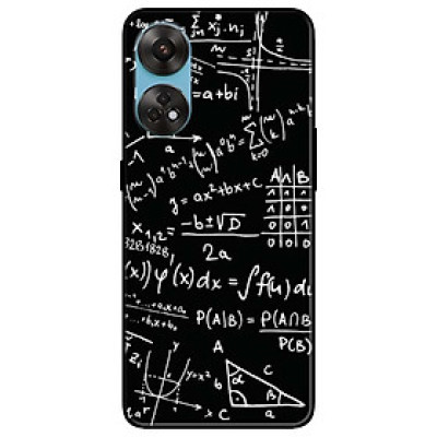 Ốp lưng dành cho Oppo Reno 8T 4G - Reno 8T 5G - Reno 10 5G - Reno 10 Pro 5G - Toán Học 1 - Hàng Chính Hãng