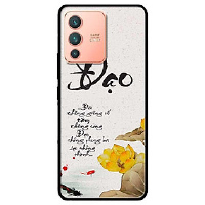 Ốp lưng dành cho Vivo V23 5G / S12 - Vivo Y15s / Y15A mẫu Thư Pháp Đạo Sen