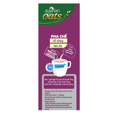 Combo 5 túi: NC Óc Chó Mè Đen+YM Hạnh Nhân+Gạo Lức Huyết Rồng+Dinh Dưỡng Canxi+NC Yến Mạch[ít đường 400gr](Tặng Kèm 2 Túi Yến Mạch 150G)