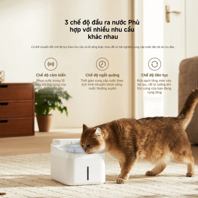 Máy Lọc Nước Thông Minh Cho Thú Cưng Xiaomi Smart Pet Fountain 2 - Hàng Chính Hãng