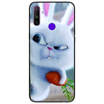 Ốp lưng dành cho Realme C3 mẫu Thỏ Trắng Nhăn Mặt