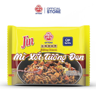 Mì Ăn Liền Trộn Xốt Tương Đen Ottogi 75g