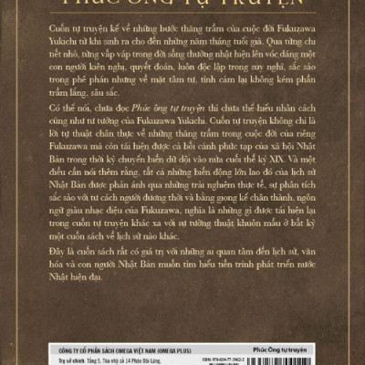 Phúc Ông Tự Truyện - Fukuzawa Yukichi - Phạm Thu Giang dịch - Tái bản - (bìa mềm)