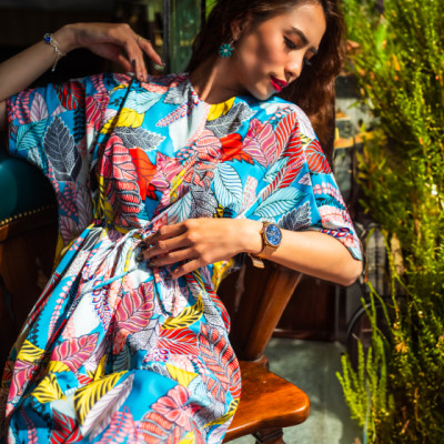 Đầm Mini Lụa Ngọc Hà DRE151 thời trang thiết kế Hity