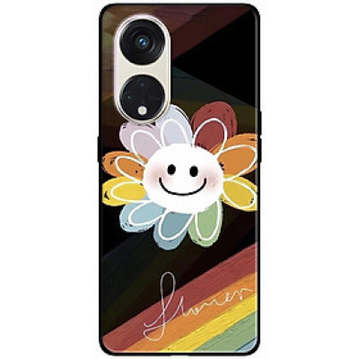 Ốp lưng cho Oppo Reno 2Z, 2F - 6z - 7z 5G - 8z 5G - A96 5G - 8T 4G - 8T 5G - Hoa Vui Vẻ - Hàng Chính Hãng