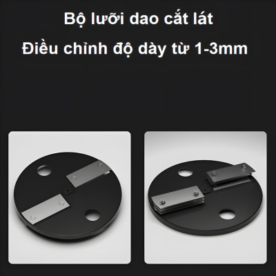 Máy thái rau củ quả đa năng, thái lát, thái sợi, thái hạt lựu thương hiệu Septree GJ817 - Hàng chính hãng