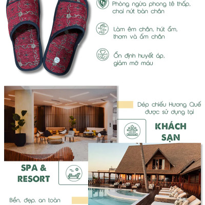 Dép quai ngang đi trong nhà Hương Quế DQN-10 thích hợp mang trong nhà, trong văn phòng 