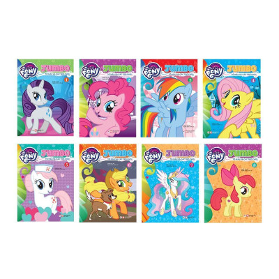 Sách - My Little Pony- Jumbo Tô Màu Và Các Trò Chơi 8 - Tân Việt Books