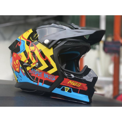 Mũ Bảo Hiểm Đa Năng YOHE 890 Navi Tem - GARA20