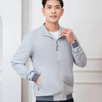 Áo khoác golf nam 2 lớp Aligro màu ghi AK2G.3