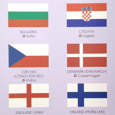 Sách - Bách Khoa Thư Đầu Đời Của Tớ - 100 Từ Mới Về Cờ Các Nước - Bìa Cứng