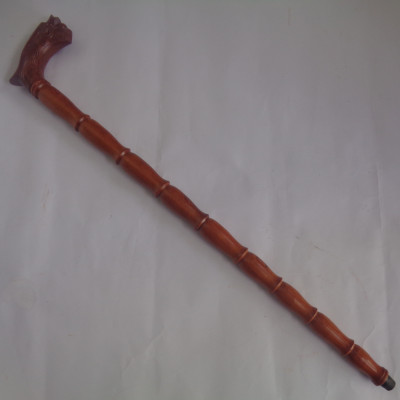 Gậy batoong gỗ hương đầu rồng cho người già