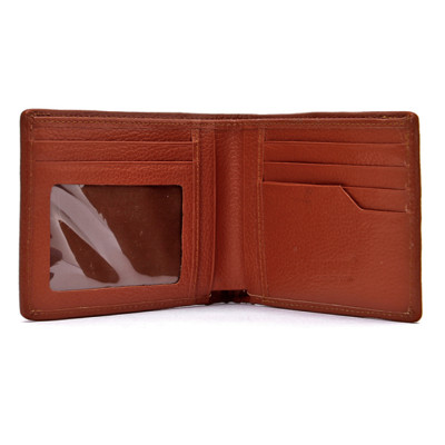 HJ2215 - Bóp nam Huy Hoàng da cá sấu đầu gù màu vàng